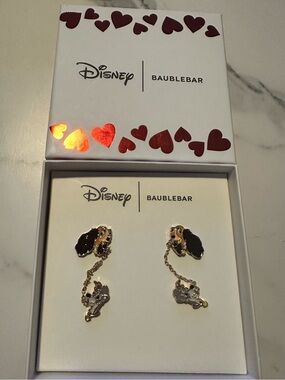 Disney x BaubleBar Dangling Earrings Lady and the Tramp for Double Piercing